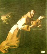 francis kneeling, Francisco de Zurbaran